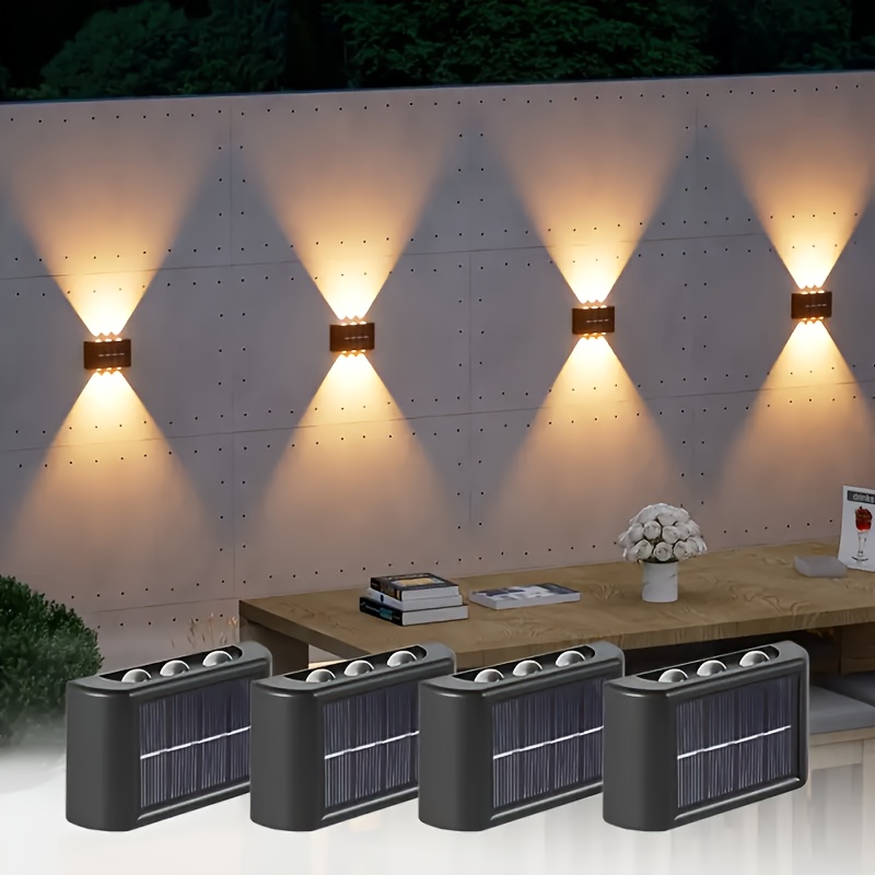 Lighting Decoration - مصباح جداري شمسي LED خارجي مقاوم