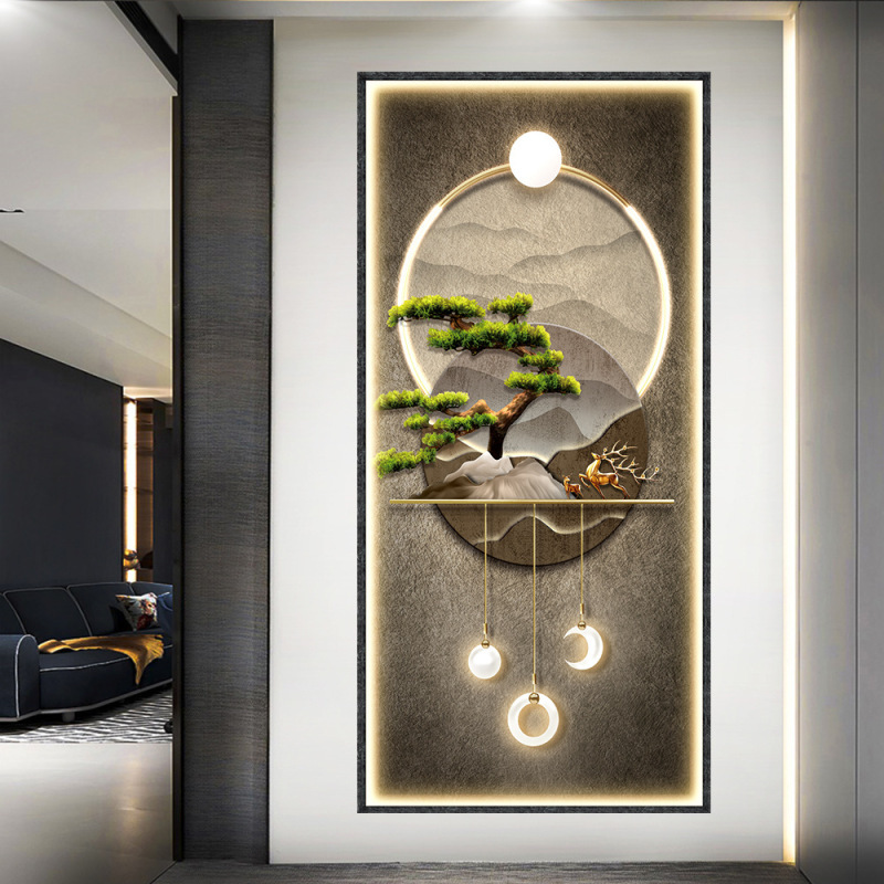 Home Decor Lighting Brands - الضوء والظل الشرفة اللوحة الجدارية الزخرفية