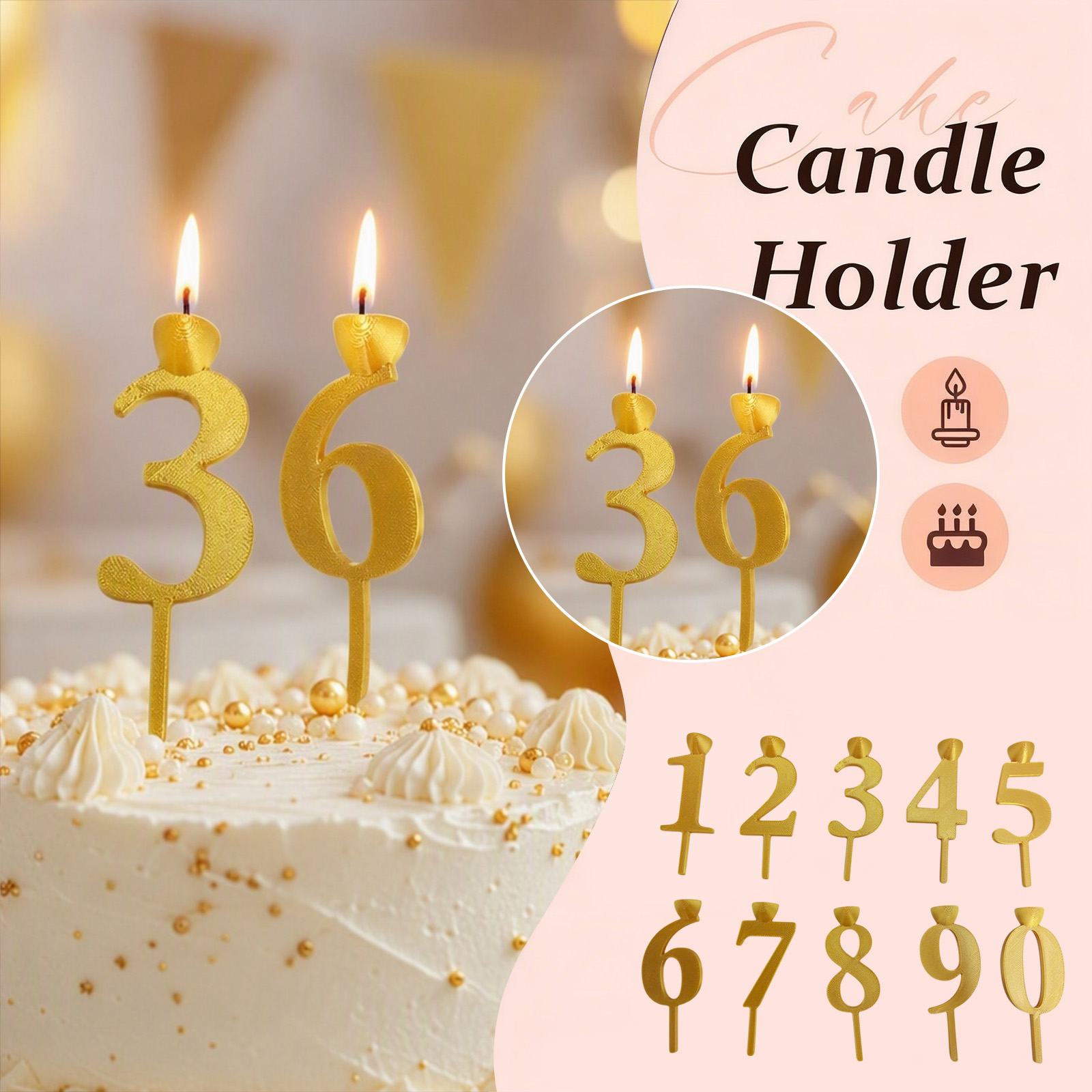 مجموعة حاملات شموع بأرقام من 0 - مراجعة Candle Holder Set وسعره
