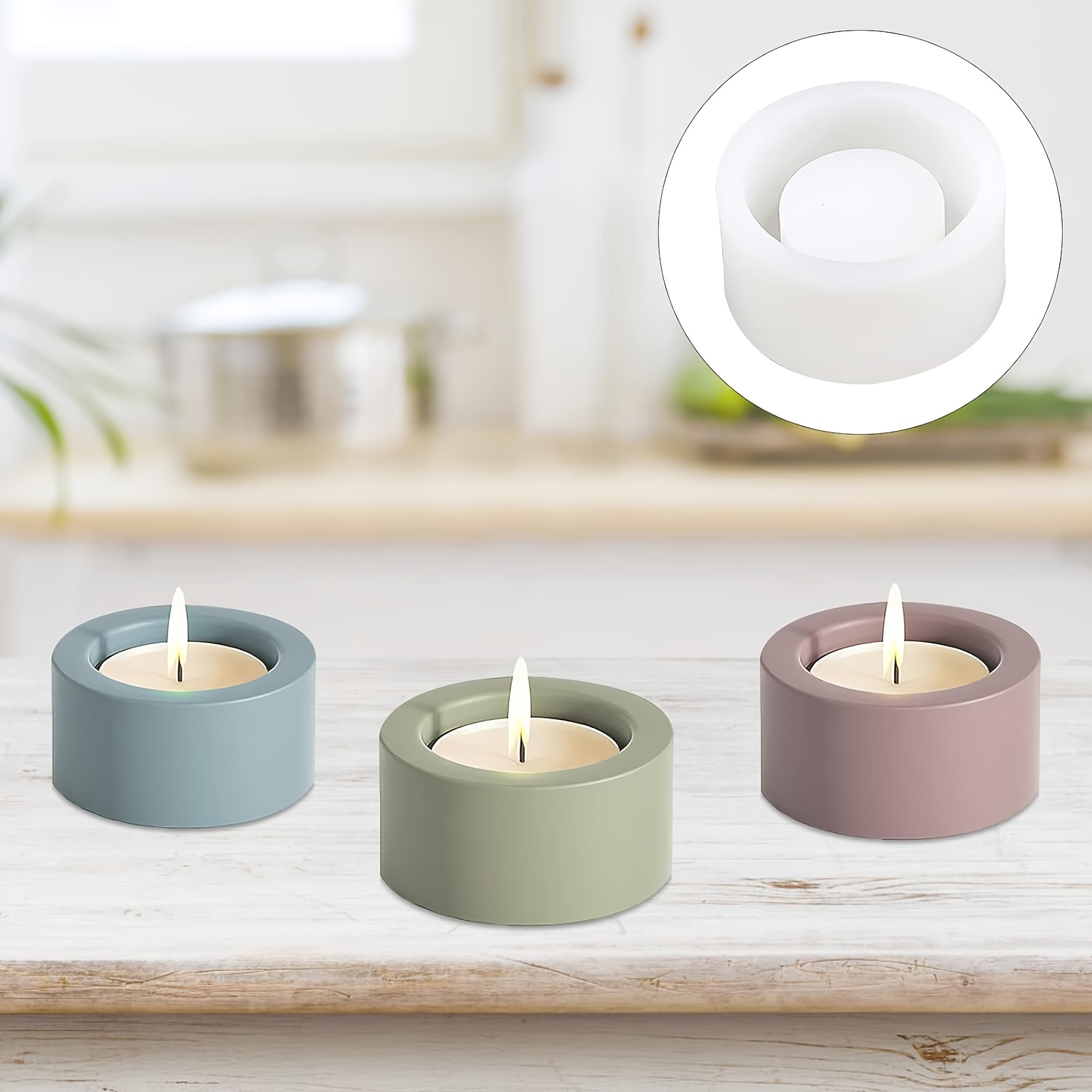 مجموعتان من قوالب السيليكون ال - مراجعة Candle Holder Set وسعره