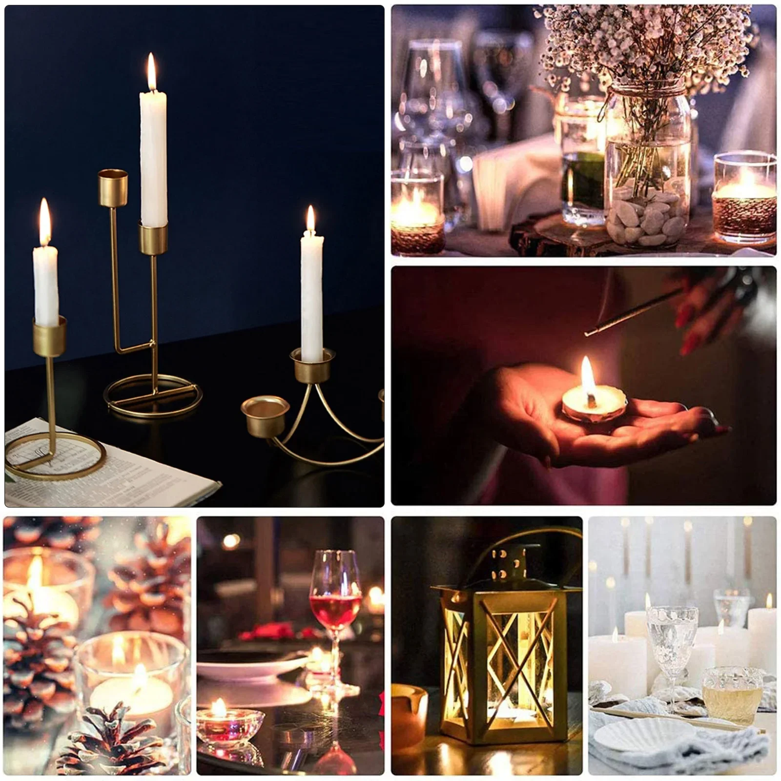 اكسسوارات الشمعدان المعادن الز - مراجعة Home Decor Lighting Brands وسعره