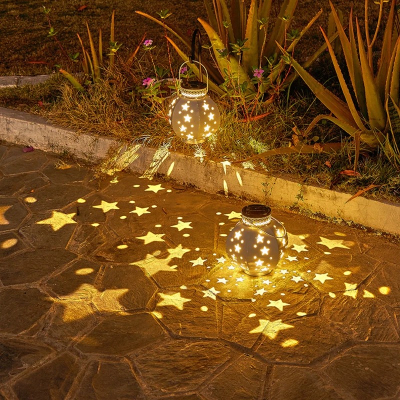 مصباح حديقة على شكل نجمة، أضوا - مراجعة Yard Lighting Decor وسعره