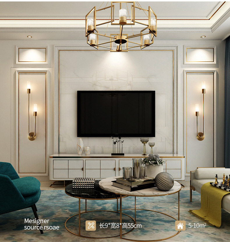 مصباح جداري عصري بتصميم إسكندن - مراجعة Decor Lighting Table Lamps وسعره