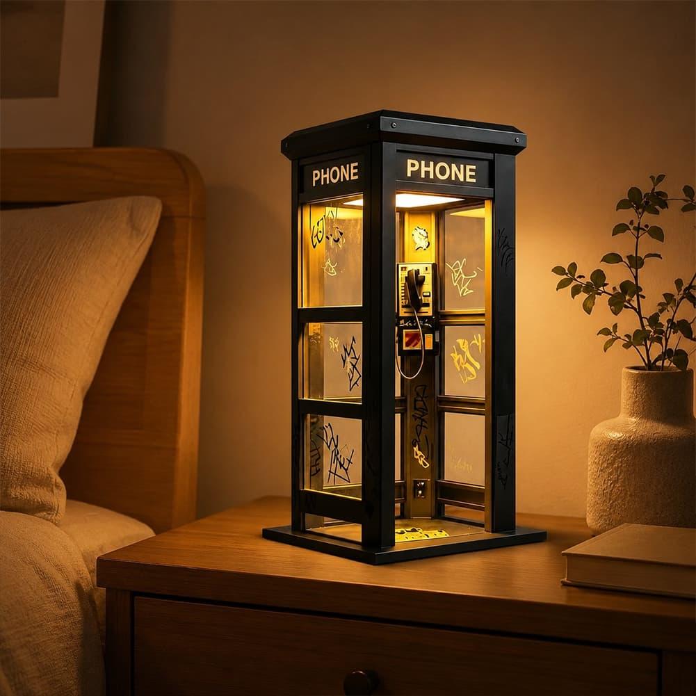 مصباح طاولة على شكل كشك هاتف ل - مراجعة Decor Lighting Table Lamps وسعره
