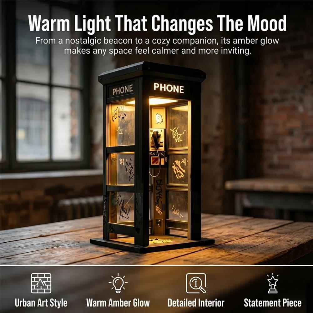 مصباح طاولة على شكل كشك هاتف ل - مراجعة Decor Lighting Table Lamps وسعره
