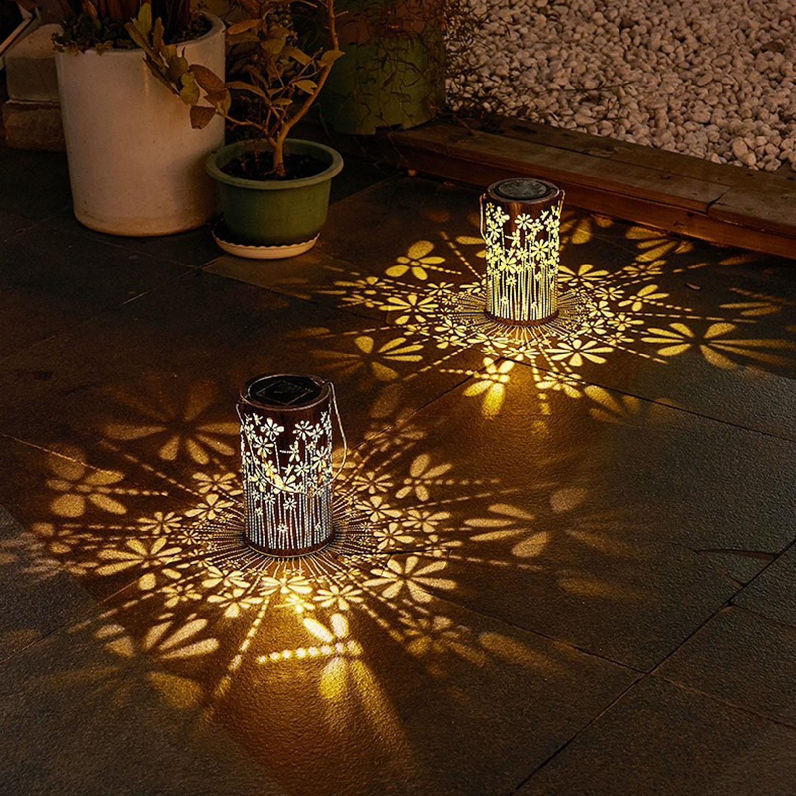 فوانيس شمسية معلقة مقاومة للما - مراجعة Yard Lighting Decor وسعره