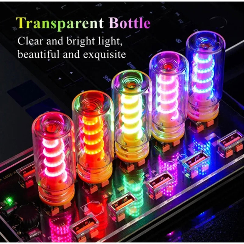 مصباح ليلي حلزوني بتصميم USB م - مراجعة Ambient Lighting Decor For Room وسعره