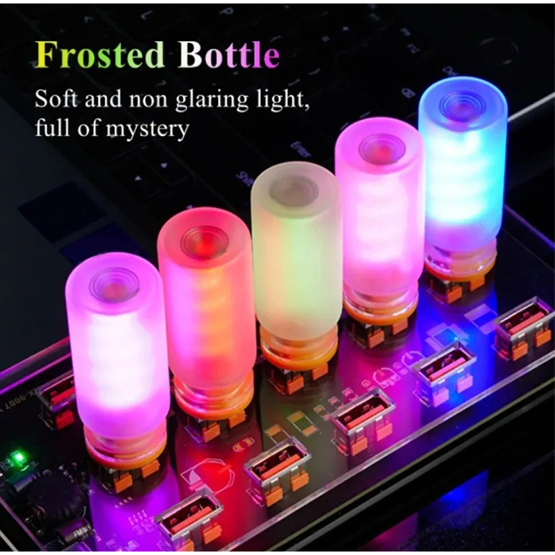 مصباح ليلي حلزوني بتصميم USB م - مراجعة Ambient Lighting Decor For Room وسعره