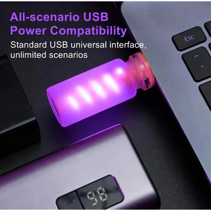 مصباح ليلي حلزوني بتصميم USB م - مراجعة Ambient Lighting Decor For Room وسعره