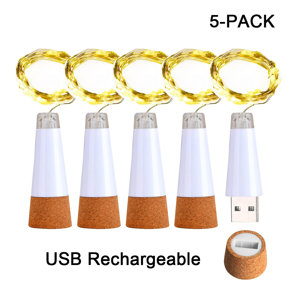 2 متر 20 LED زجاجة الفلين الجن - مراجعة Decor Lighting Cork وسعره
