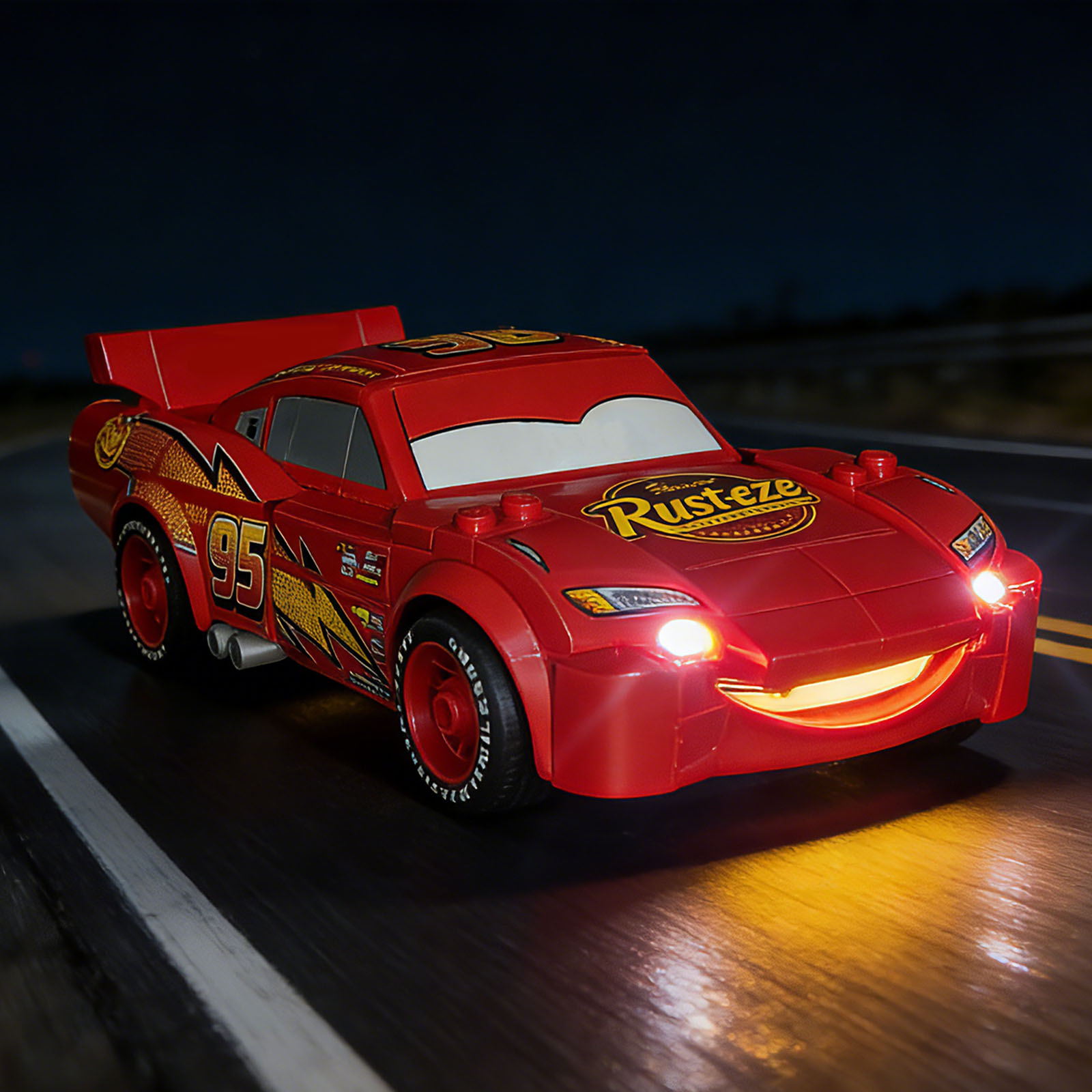 مجموعة إضاءة LED LYBMTWF متواف - مراجعة Lighting Mcqueen Wall Decor وسعره