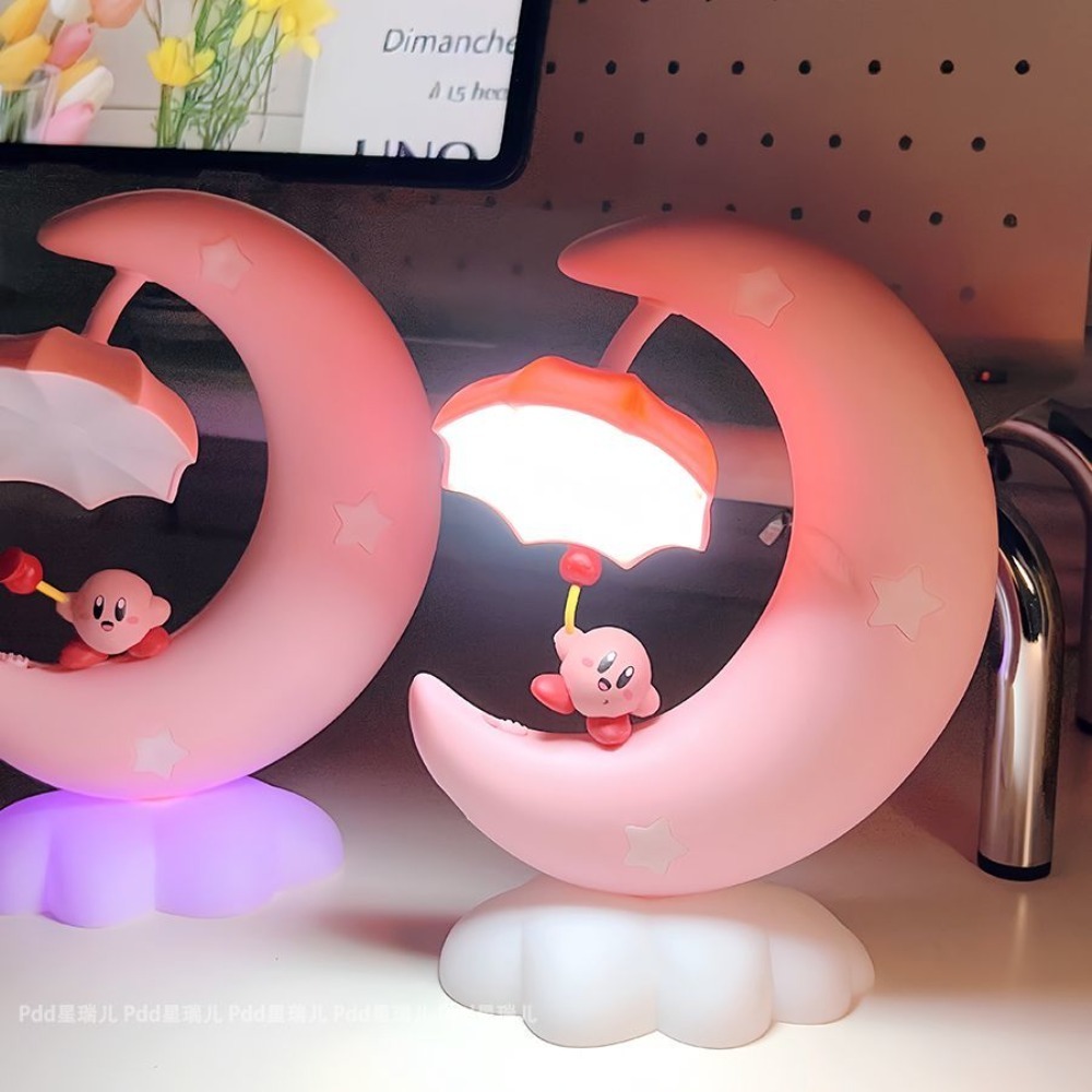 مصباح ليلي لطيف على شكل كيربي، - مراجعة Ambient Lighting Decor For Room وسعره