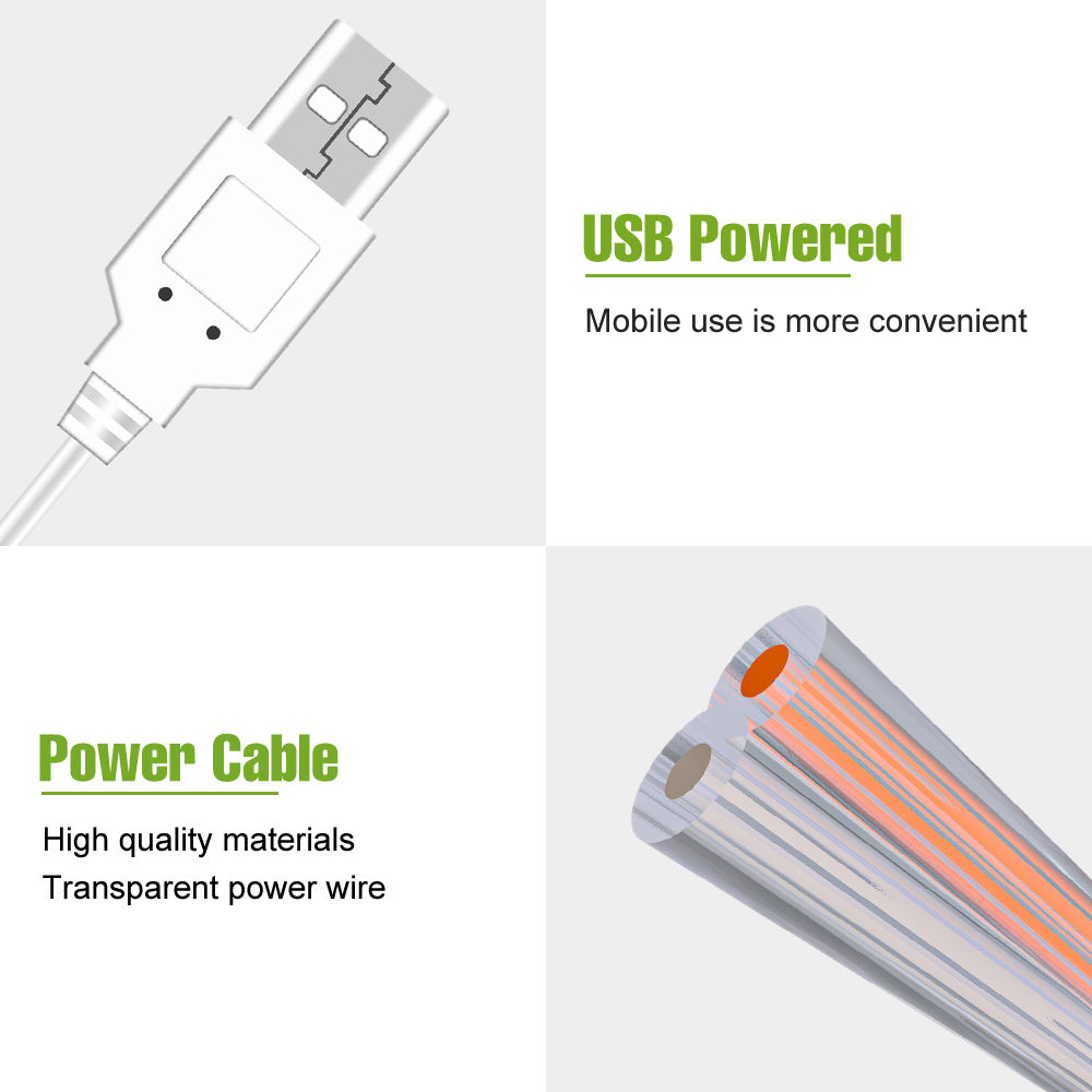 إضاءة مرآة LED بمنفذ USB لطاول - مراجعة Decor Lighting Table Lamps وسعره