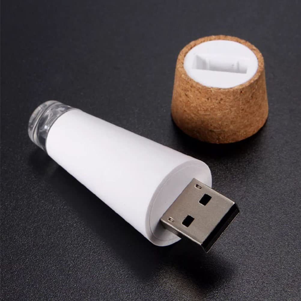 USB أضواء زجاجة قابلة للشحن ال - مراجعة Decor Lighting Cork وسعره
