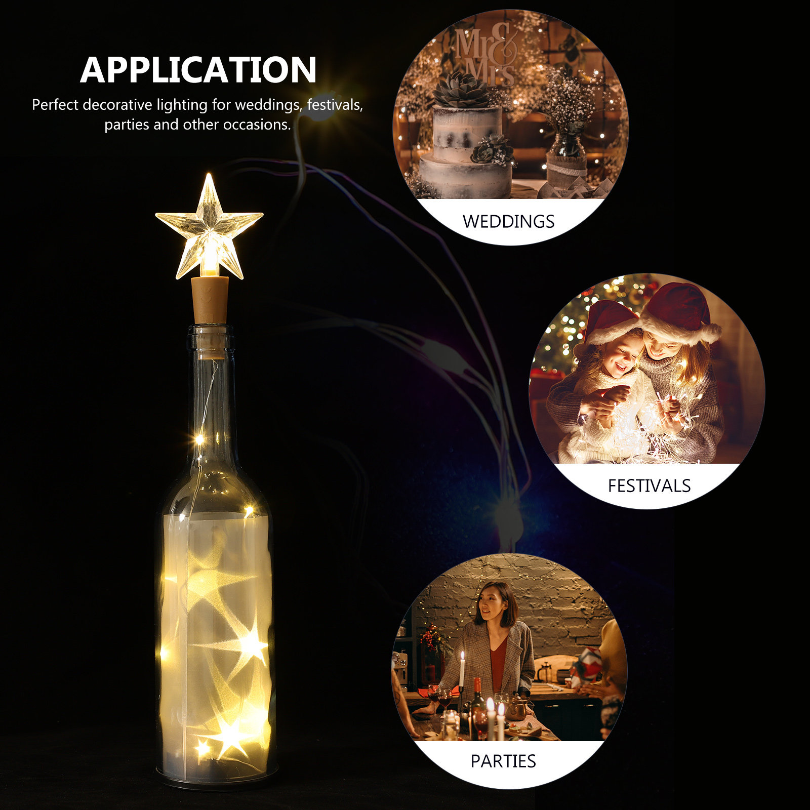 مجموعة من 2 قطعة مصابيح LED بح - مراجعة Decor Lighting Cork وسعره