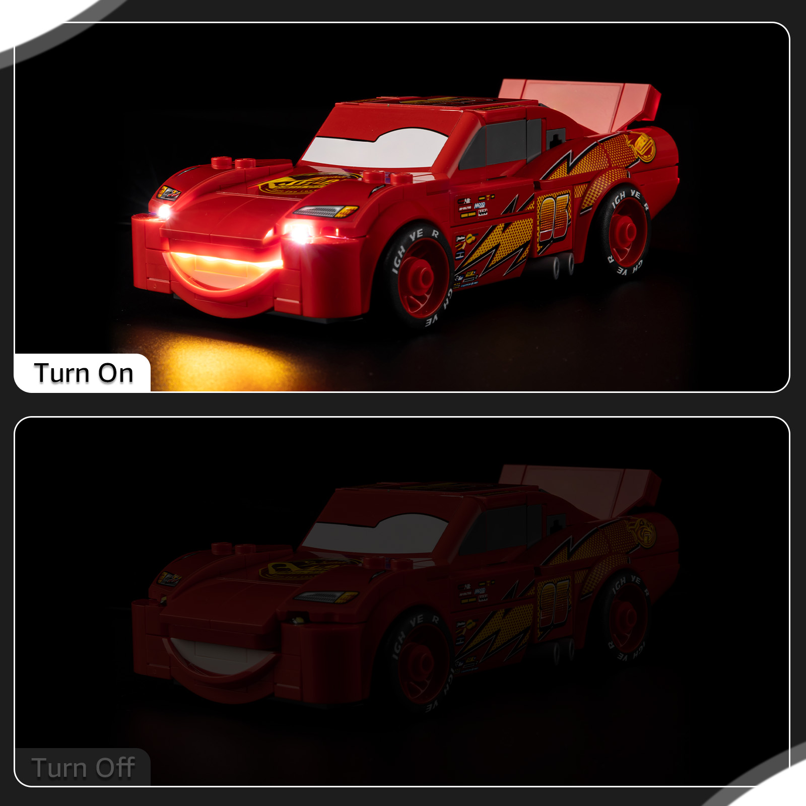 مجموعة إضاءة LED مناسبة لسيارة - مراجعة Lighting Mcqueen Wall Decor وسعره