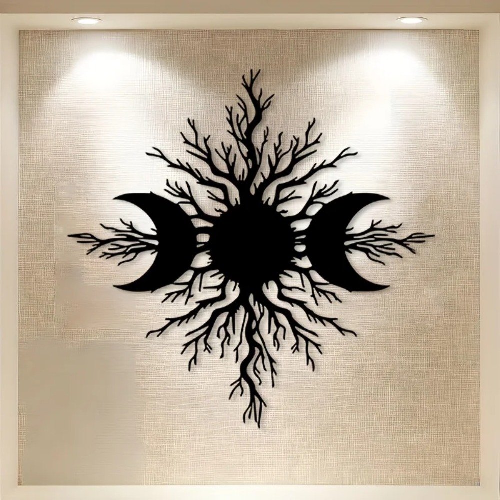 ديكور جداري معدني على شكل هلال - مراجعة Home Decor Lighting Brands وسعره