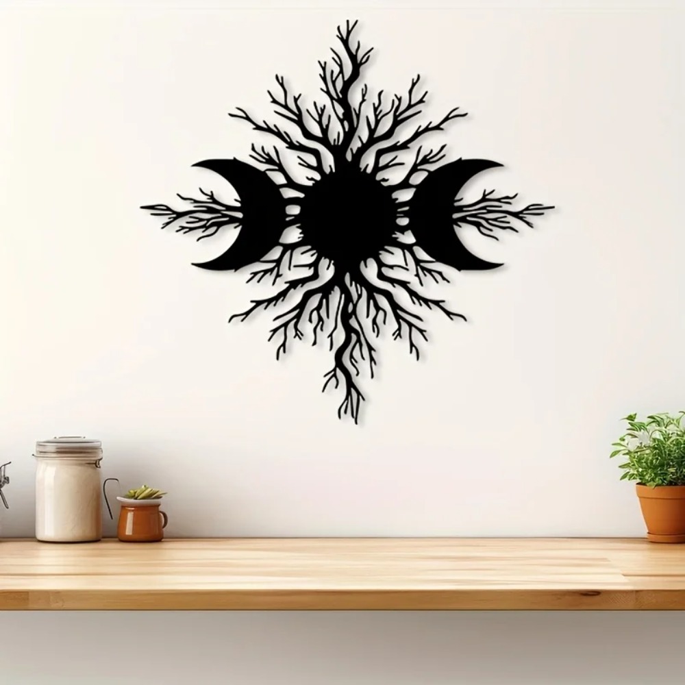 ديكور جداري معدني على شكل هلال - مراجعة Home Decor Lighting Brands وسعره