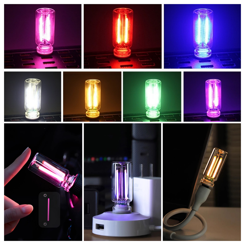 مصباح LED زجاجي بخيوط فتيلة يع - مراجعة Ambient Lighting Decor For Room وسعره