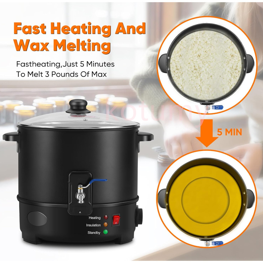 الاتحاد الأوروبي الولايات المت - مراجعة Wax Melter Electric وسعره