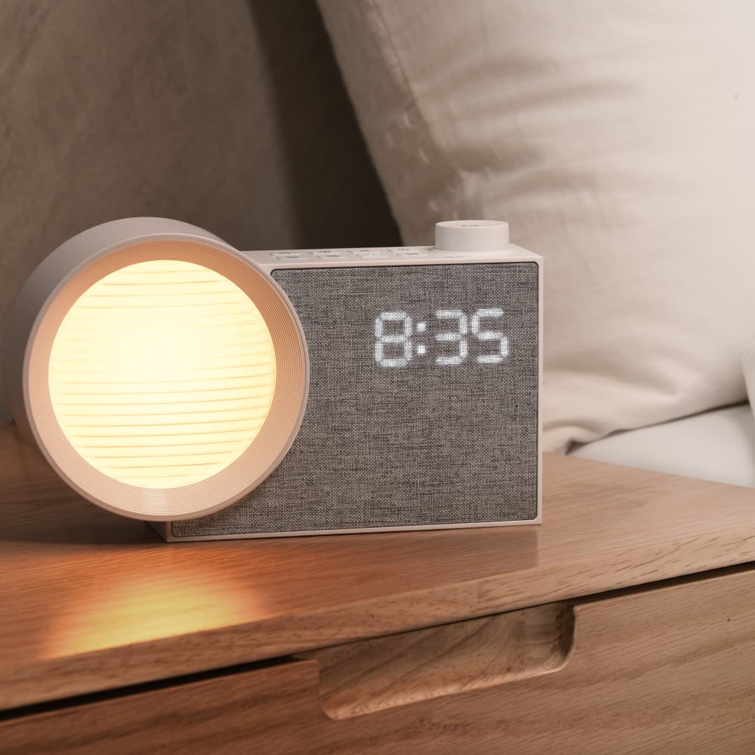 ساعة منبه WILIT مع إضاءة ليلية - مراجعة Ambient Lighting Decor For Room وسعره